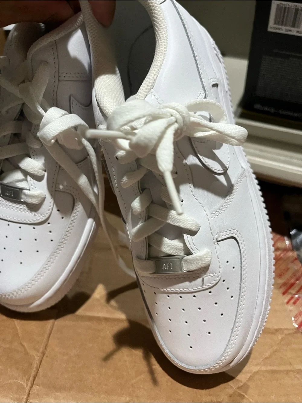 ⭐️new Nike Air Force 1 Triple White (GS) Sneakers New DH2920-111 6.5